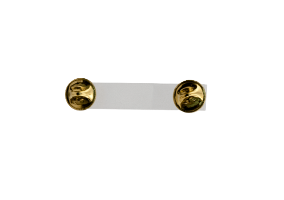 ADHESIVE BACKED DOUBLE CLUTCHES 100 PIECES PER PACKAGE